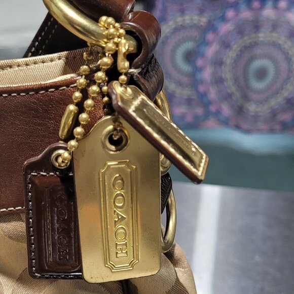 COACH MADISON OP ART AUDREY SATCHEL PURSE BAG VTG EUC CLEAN! - Picture 14 of 16